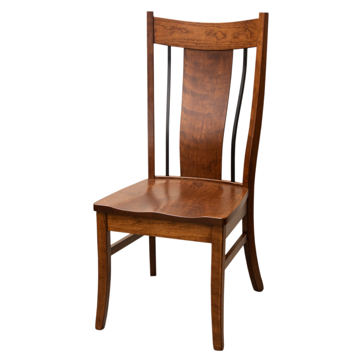 Eagle Side Dining Chair with Wrought Iron