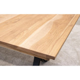 Eclipse Hickory Wood Extending Dining Table | WB