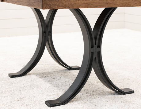 Eclipse Hickory Wood Extending Dining Table | ASB