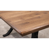 Eclipse Hickory Wood Extending Dining Table | ASB