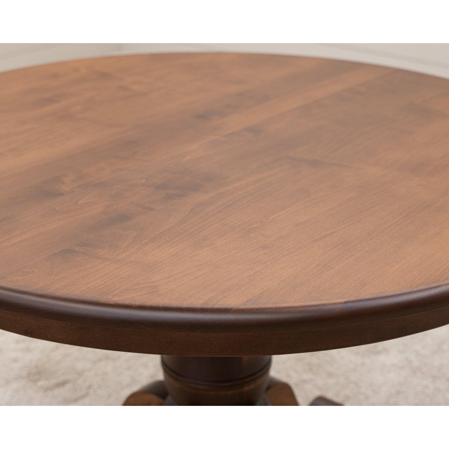 Ellington Round Maple Wood Extending Dining Table | BOS