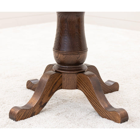 Ellington Round Oak Wood Extending Dining Table | ASB