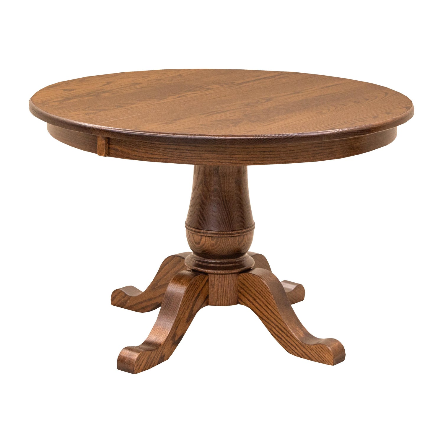 Ellington Round Oak Wood Extending Dining Table | MC