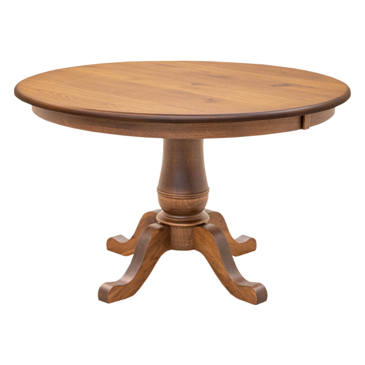 Ellington Round Hickory Wood Extending Dining Table | HC