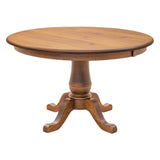 Ellington Round Hickory Wood Extending Dining Table | HC