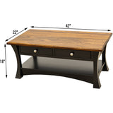 Brooklyn Rectangle Open Coffee Table