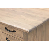 Brooklyn Maple Wood Flat Wall Desk | WB