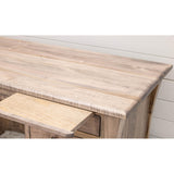 Brooklyn Maple Wood L Desk | DU