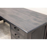 Brooklyn Maple Wood L Desk with Paneled Sides | GS