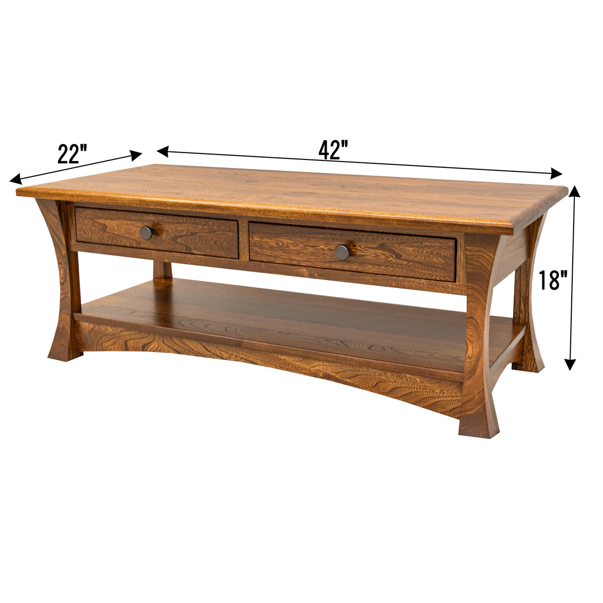 Brooklyn Rectangle Open Coffee Table
