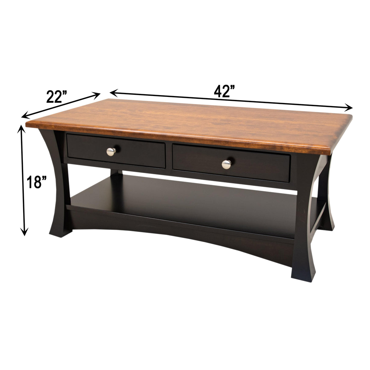 Brooklyn Rectangle Open Coffee Table