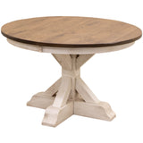 Farmhouse Round Extending Dining Table