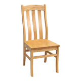 Lakeland Amish Oak Small Dining Table Set for 4