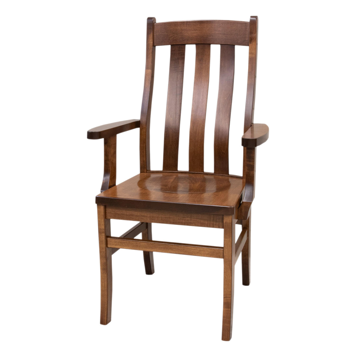 Fostoria Maple Wood Arm Dining Chair | ASB