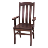 Fostoria Maple Wood Arm Dining Chair | RC