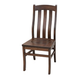 Lakeland Small Dark Extendable Maple Wood Dining Set for 4-8