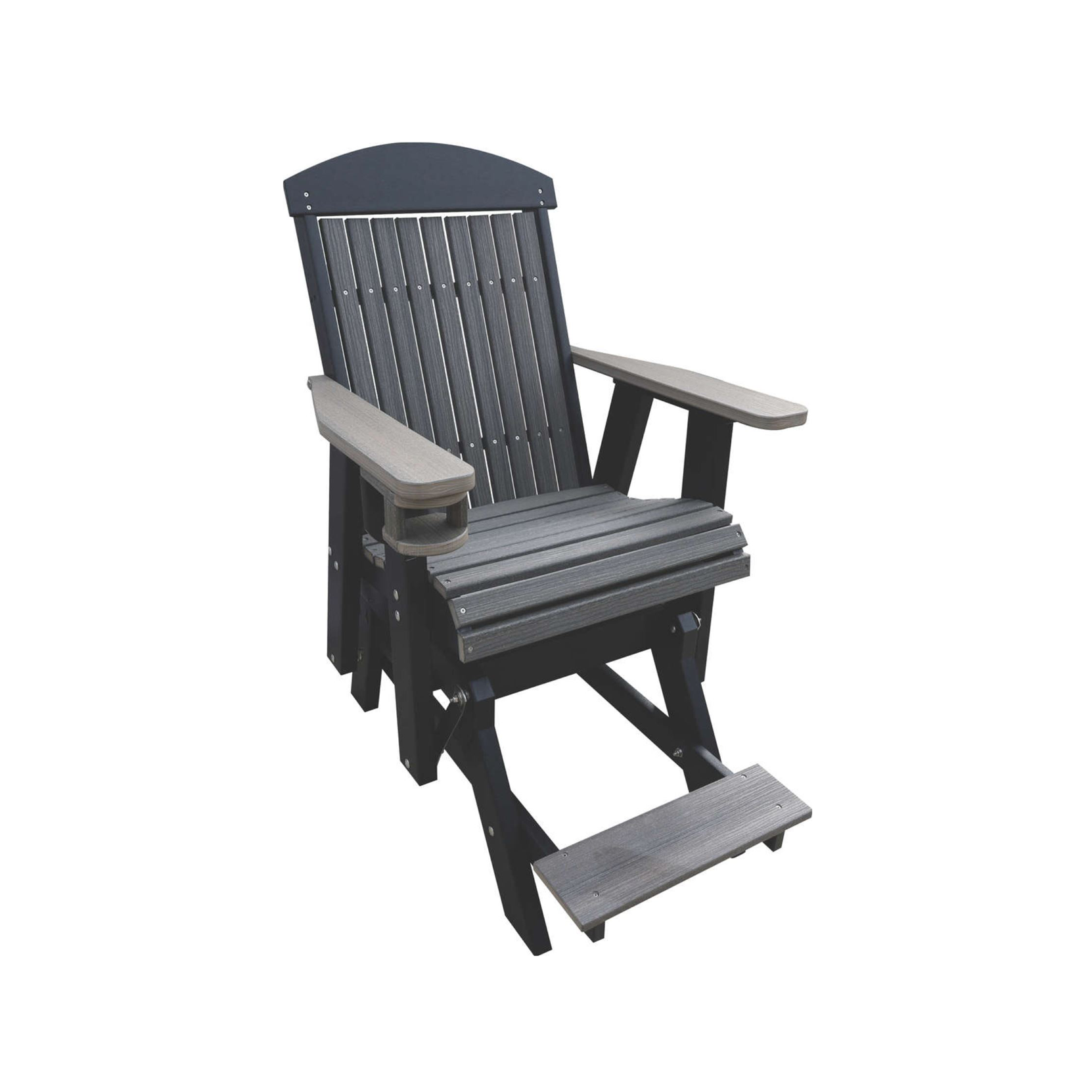 Upstate Amish Furniture Gallery Gateway Settee Glider - Thumbnail 3