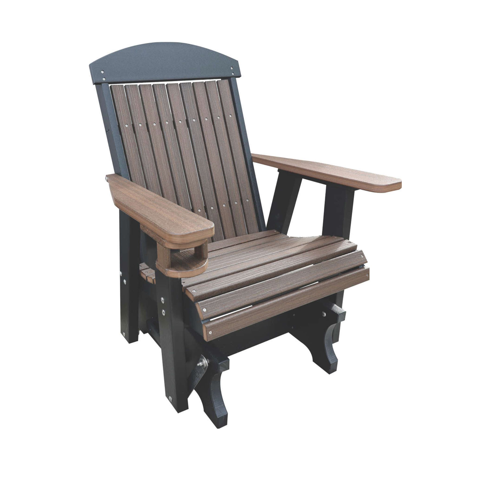 Upstate Amish Furniture Gallery Gateway Settee Glider - Thumbnail 2