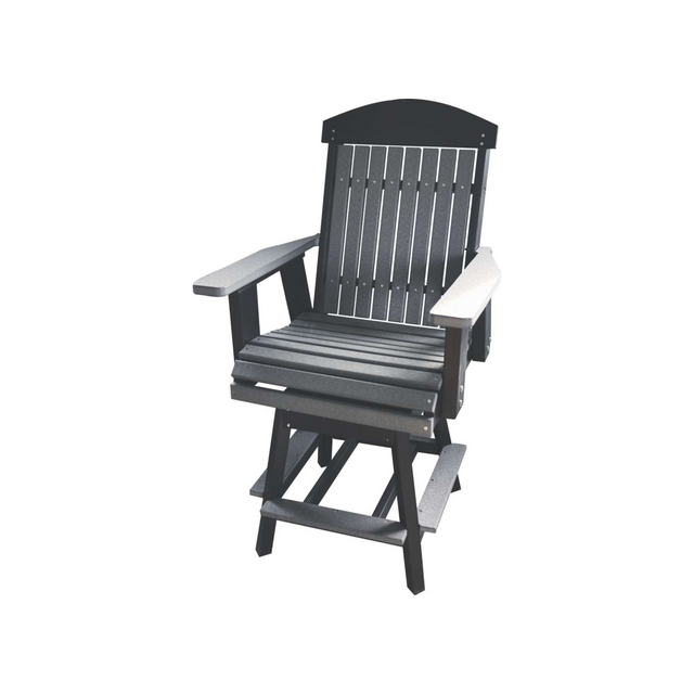 Gateway Poly Amish Outdoor Swivel Dining Chair - P-Upstate Amish Furniture