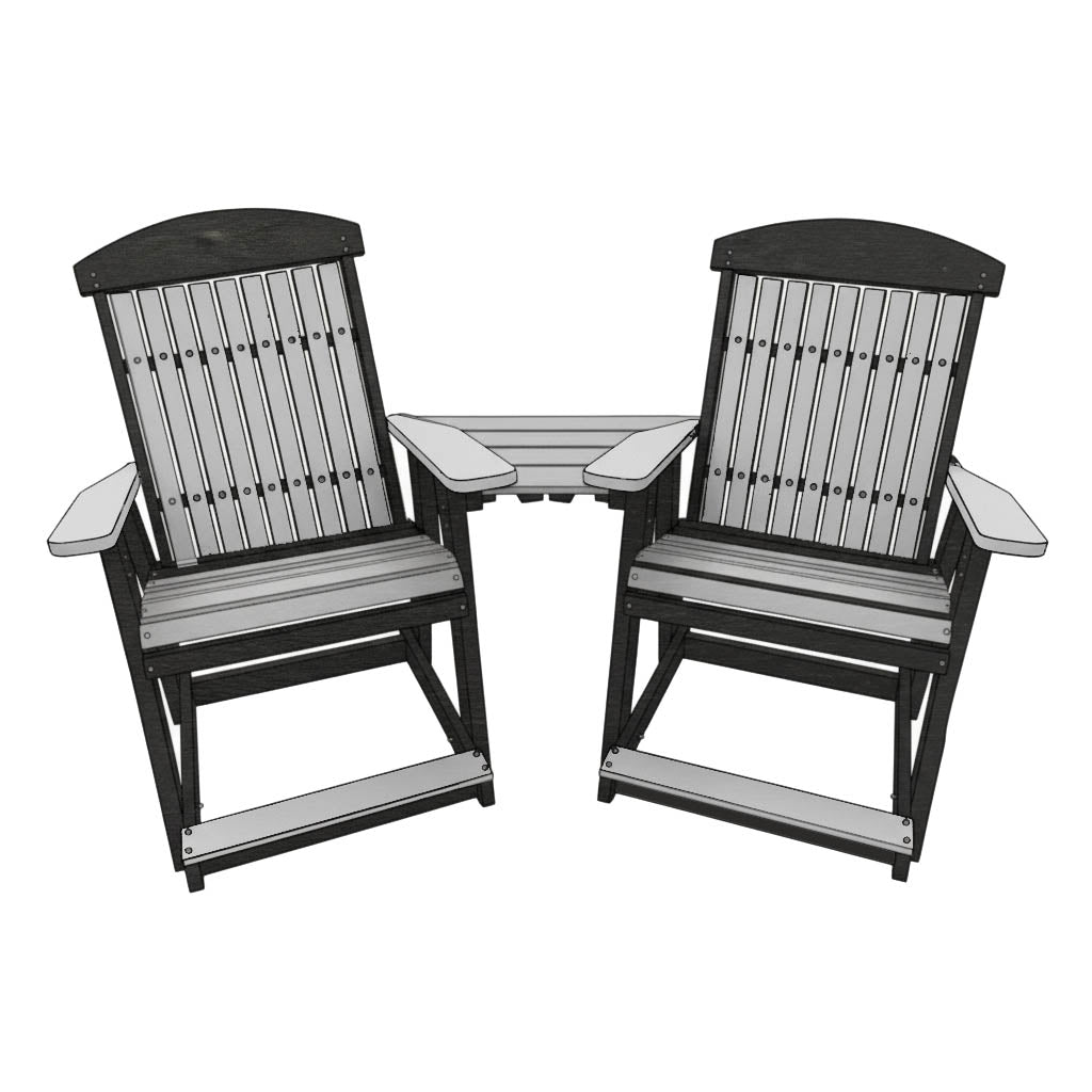 Gateway Balcony Chair Pair with Table - S