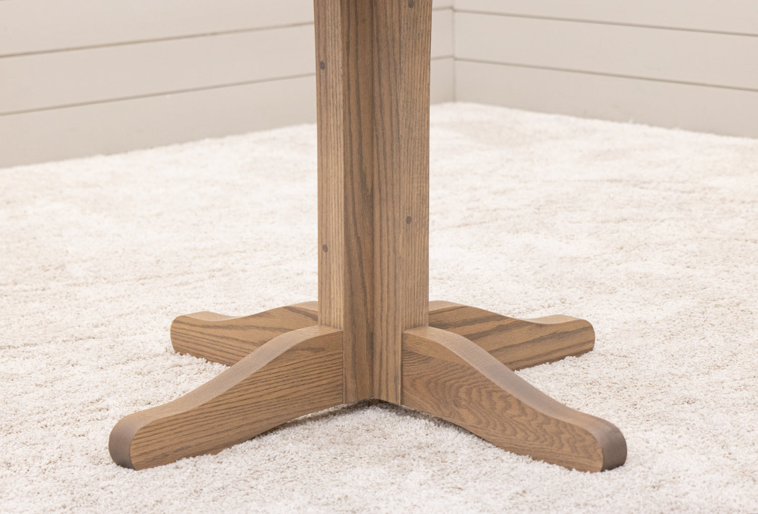 Glacier Round Oak Wood Pub Table | VD