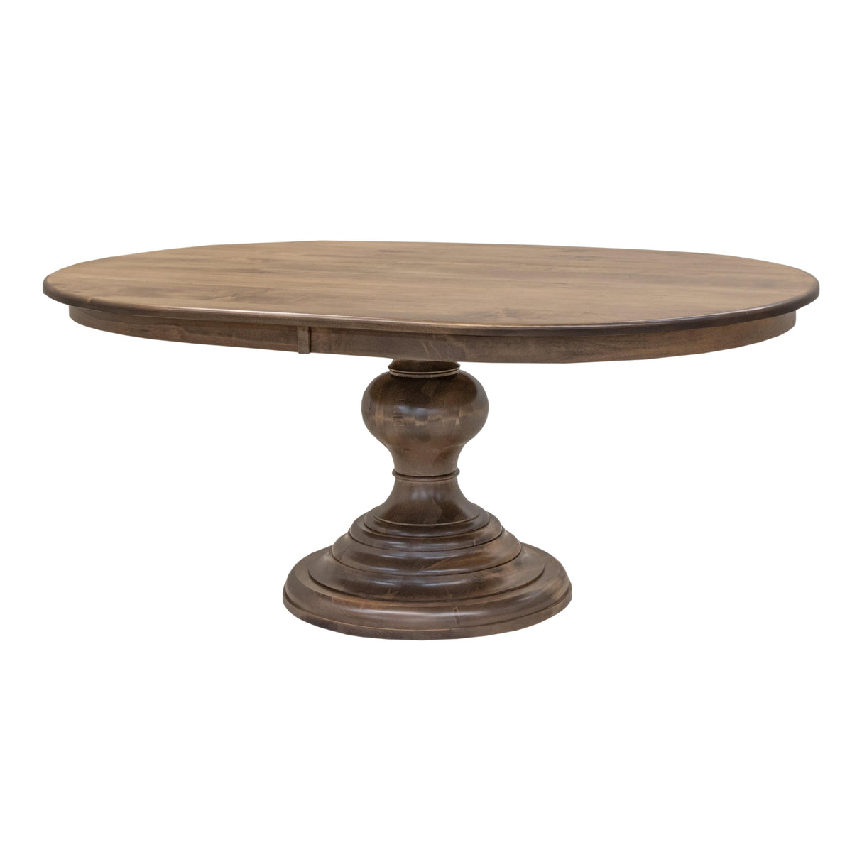 Global Round Maple Wood Round Pedestal Dining Table | CO