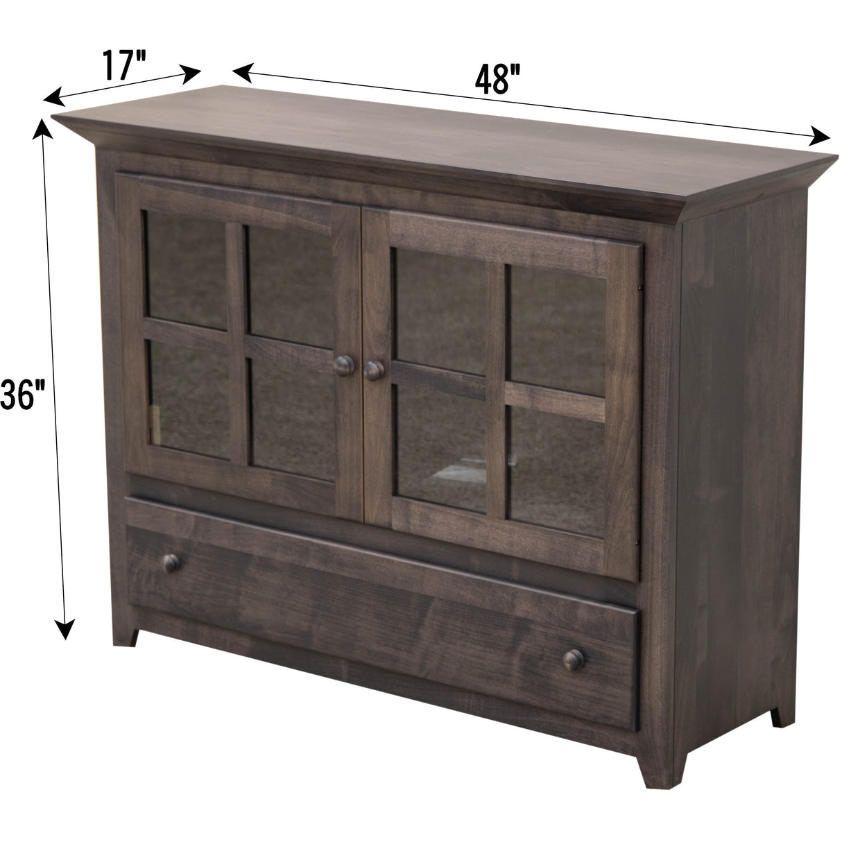 Half Mission Grid Cabinet