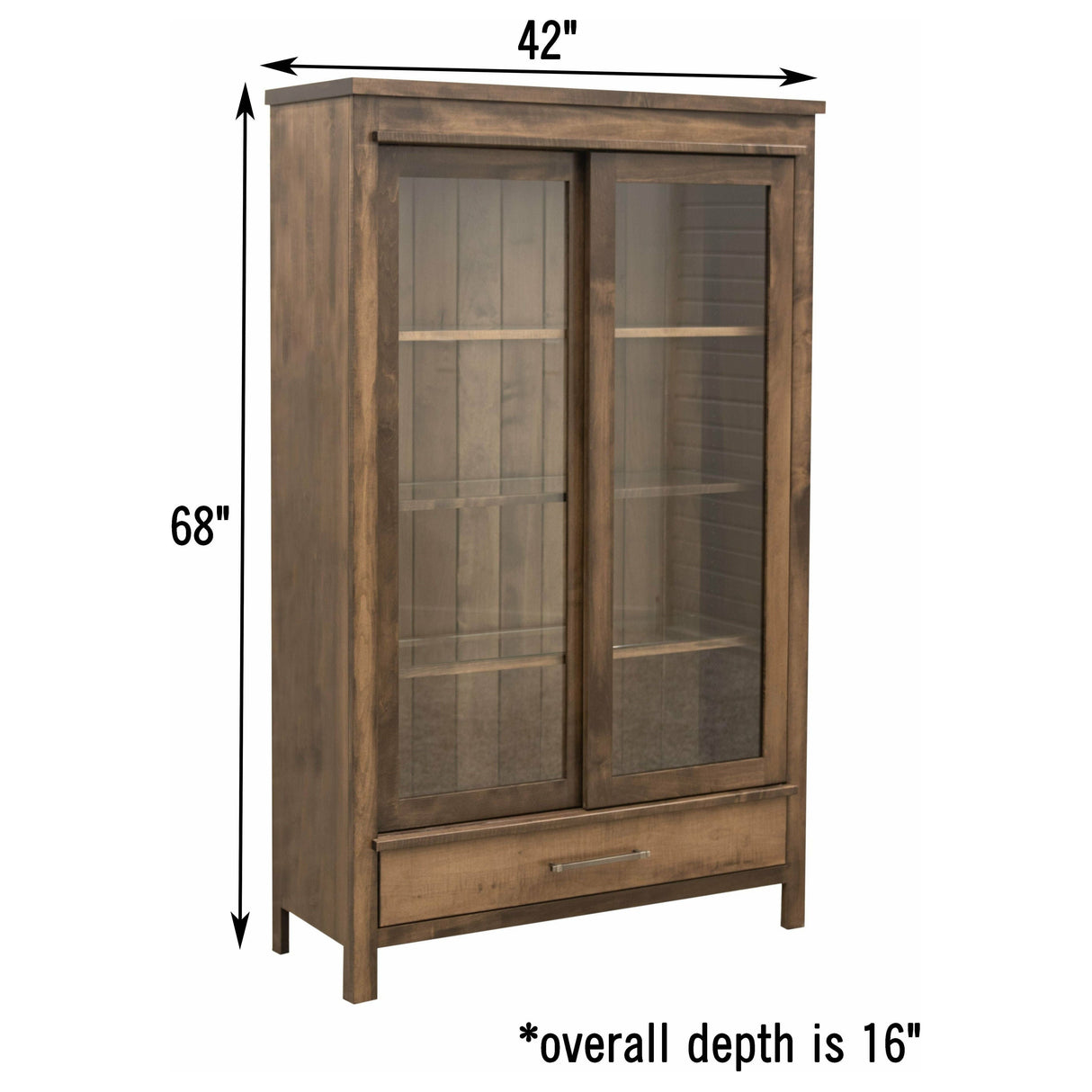 Hamilton Glass Display Curio Cabinet