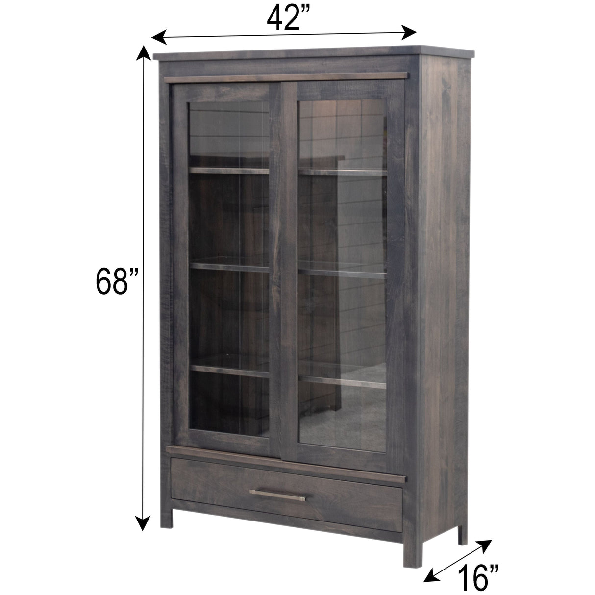 Hamilton Glass Display Curio Cabinet