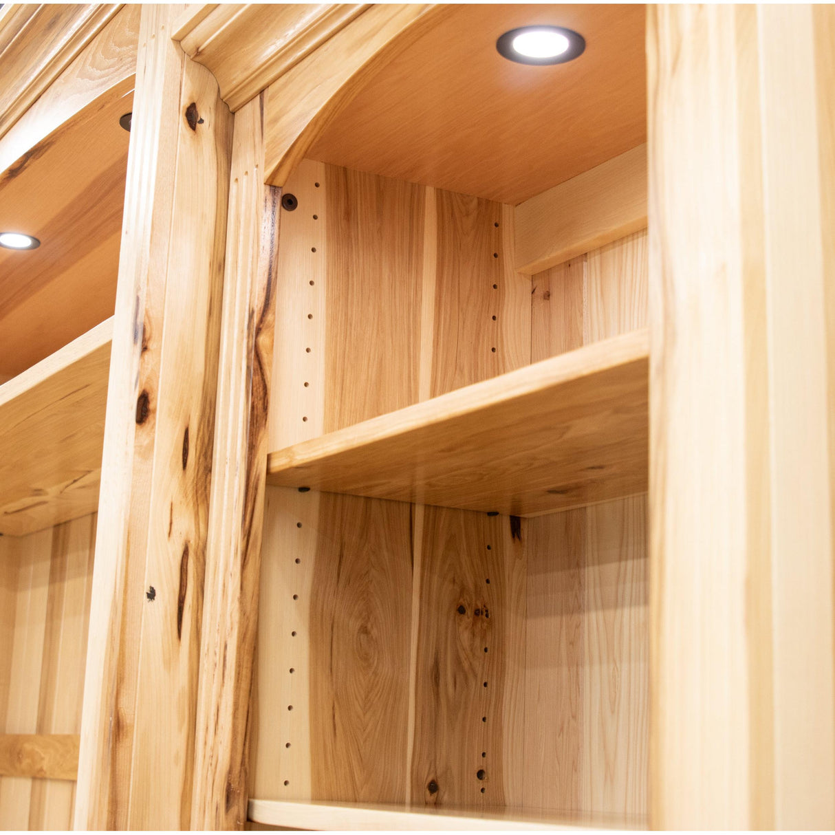 Hampton Hickory Wood Entertainment Center | NAT