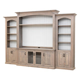 Hampton White & Wood Entertainment Center | M-VD&DW