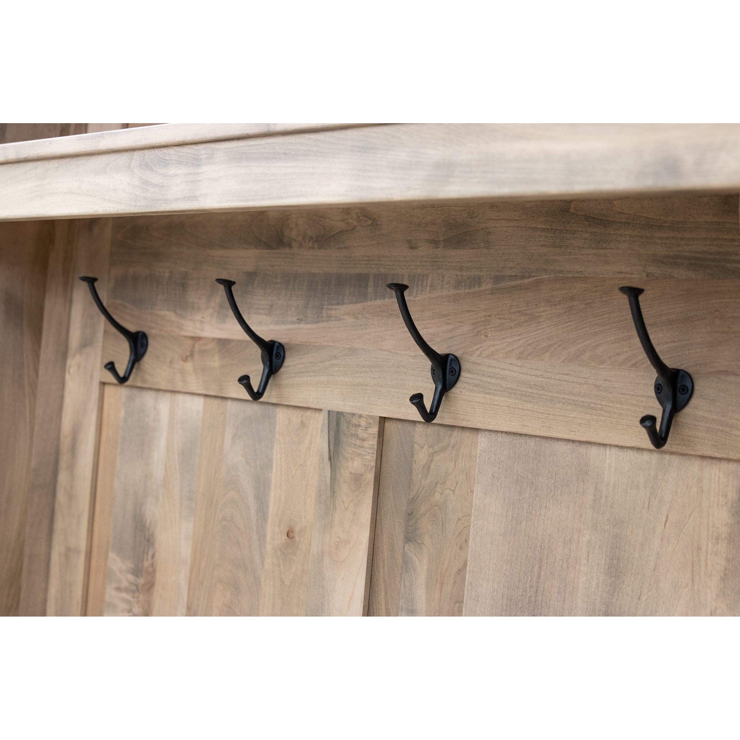 Upstate Amish Furniture Gallery Hartford Hall Tree Bench - Thumbnail 5