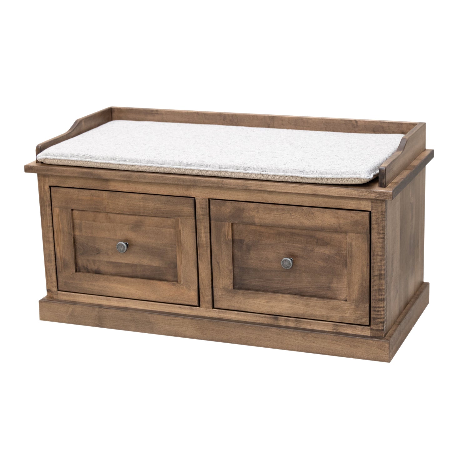 Hartford Maple Wood Mudroom Storage Bench | CO