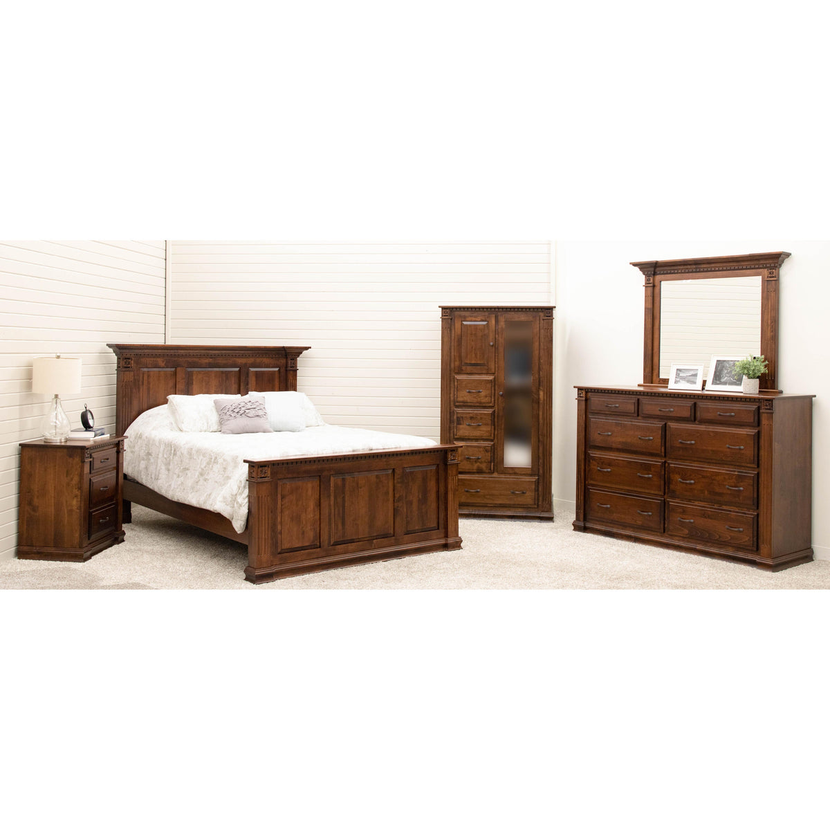 Heirloom Full Maple Wood Storage Platform Bed | ASB