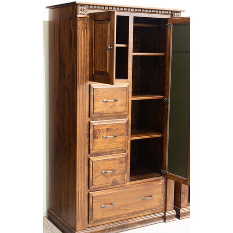 Heirloom Oak Wood Chiffonier | ASB