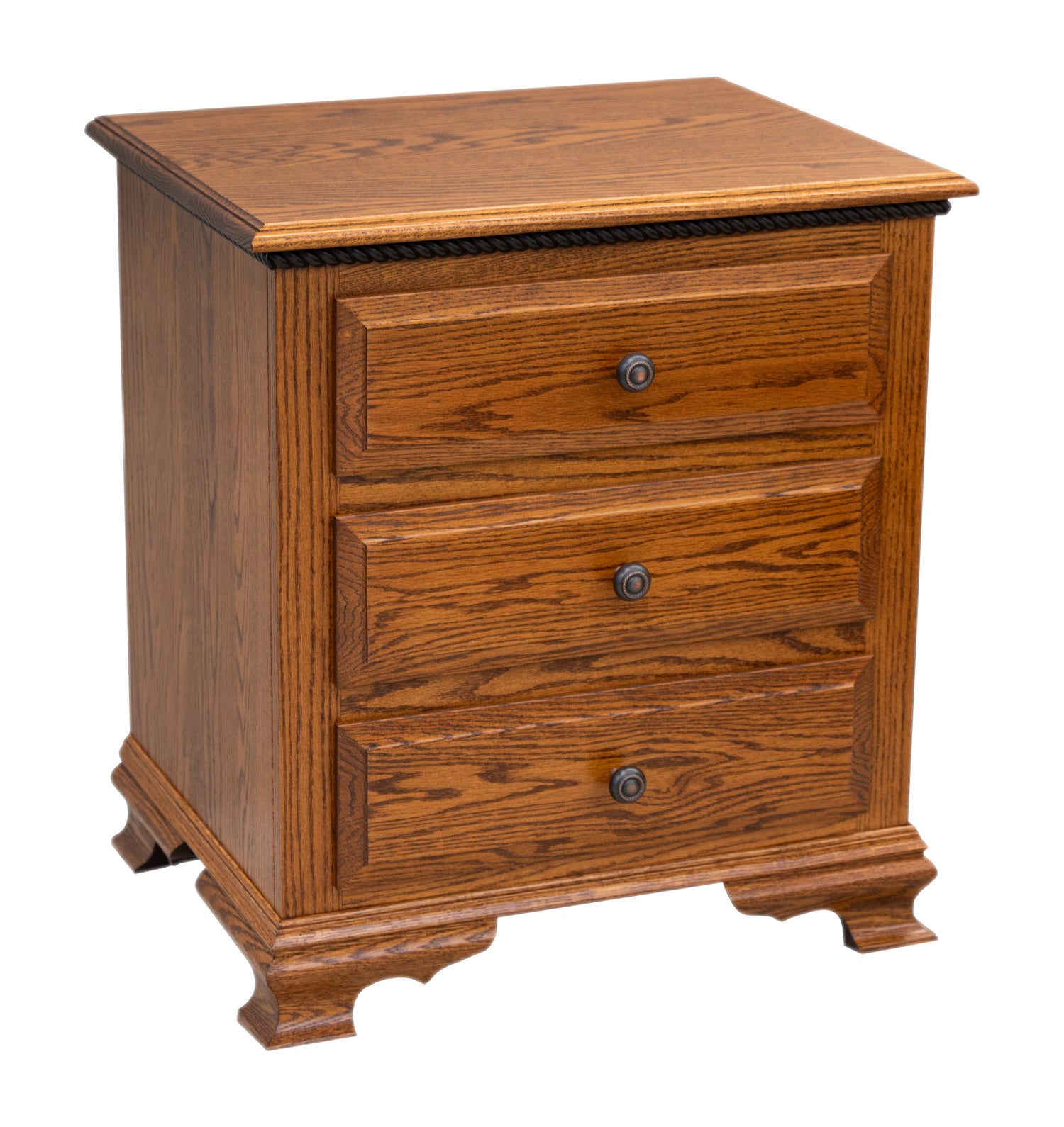 Heritage 3-Drawer Nightstand