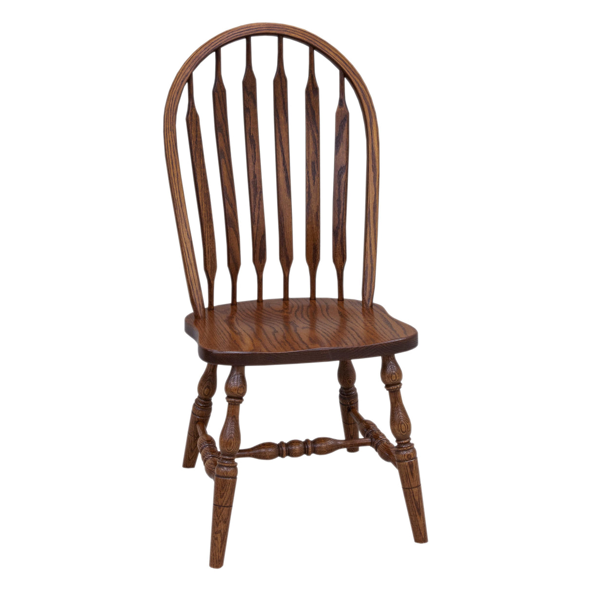 High Bent Paddle Oak Wood Side Dining Chair | ASB
