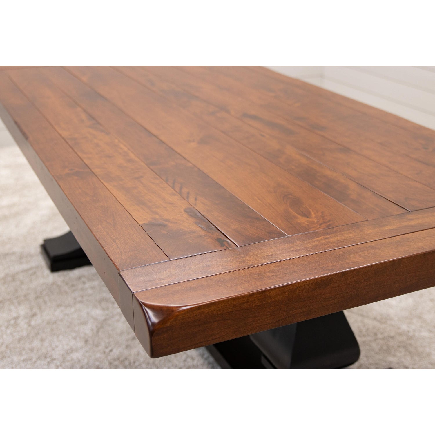 Hillside Black & Wood Extending Dining Table | M-EB&C-MC