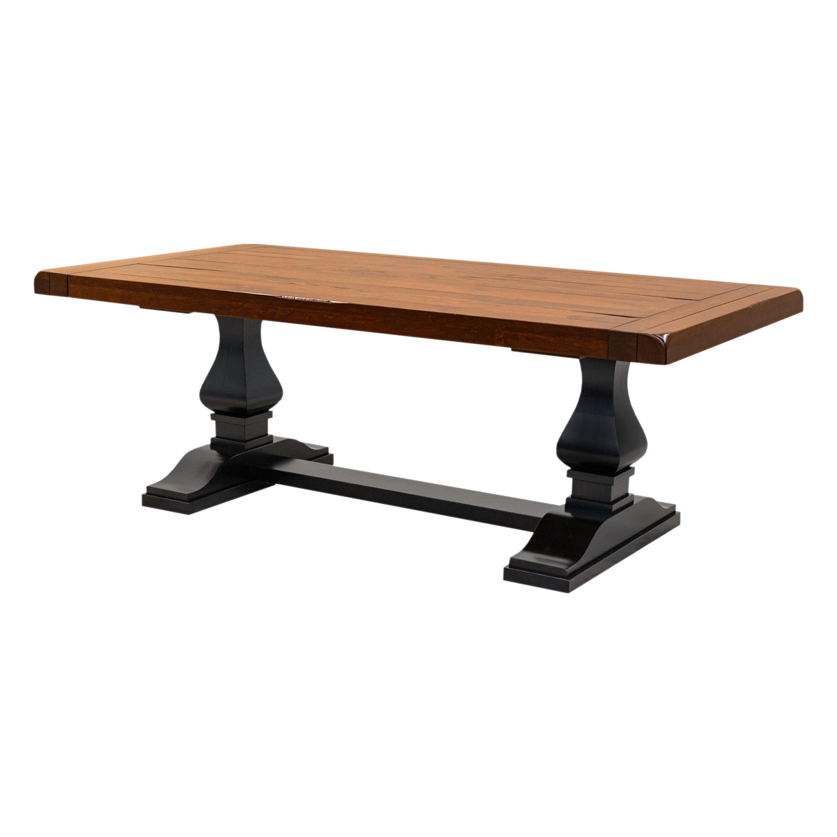 Hillside Black & Wood Extending Dining Table | M-EB&C-MC