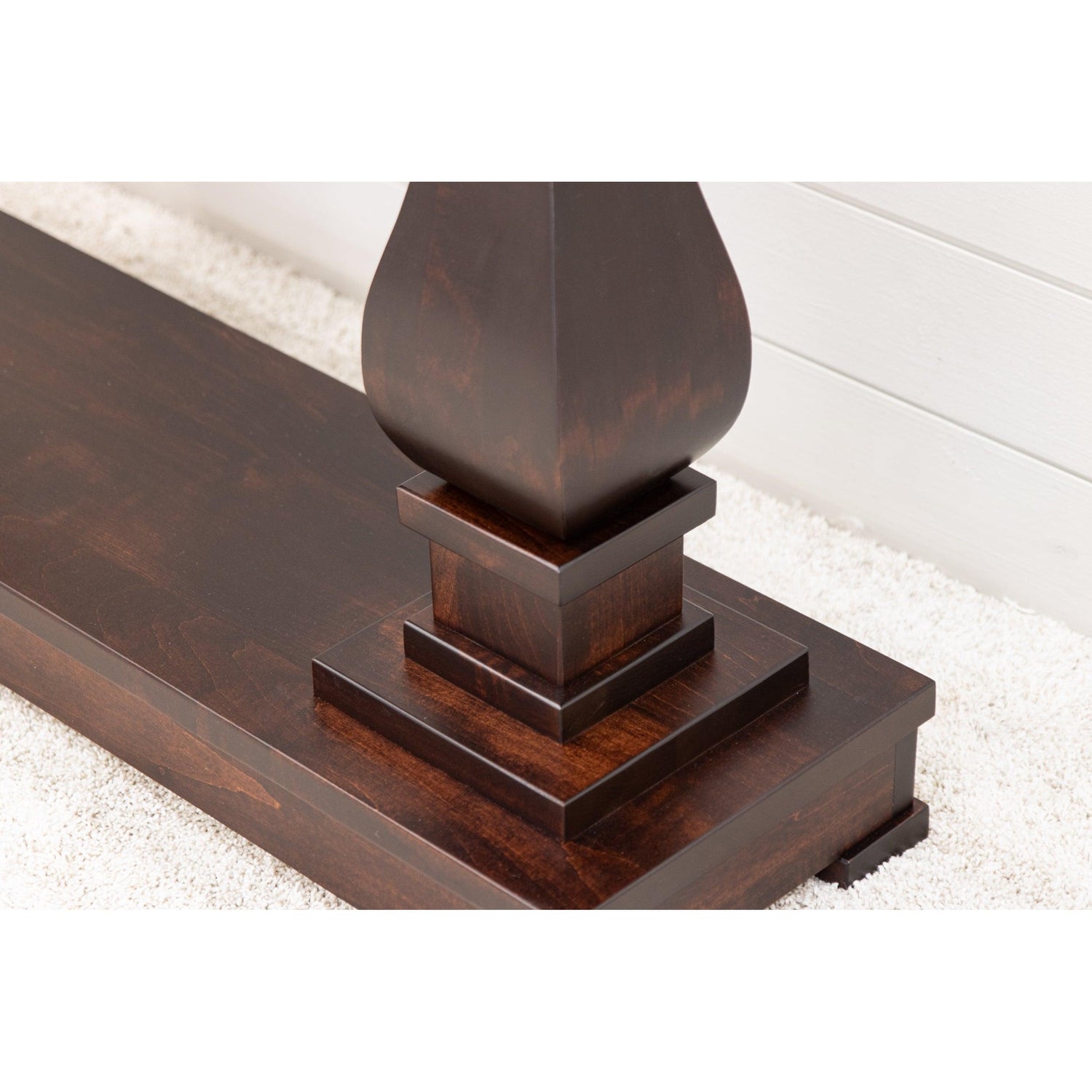 Hillside Maple Wood Pedestal Console Table | RC