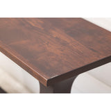 Hillside Maple Wood Pedestal Console Table | RC