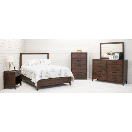 Hilton 1-Drawer, Open Nightstand