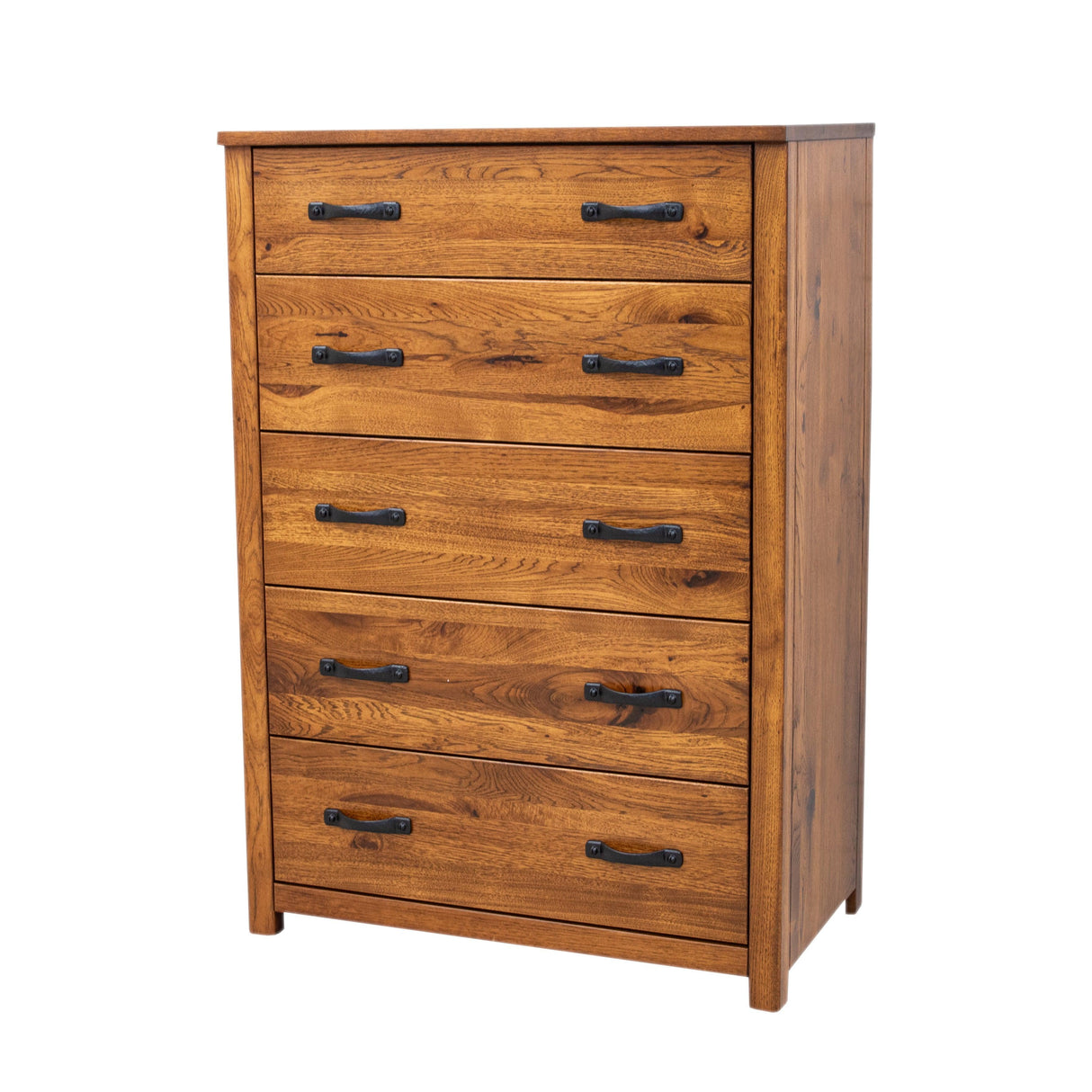 Hudson Hickory Wood Chest of Drawers | MC
