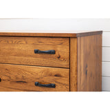 Hudson Hickory Wood Chest of Drawers | MC