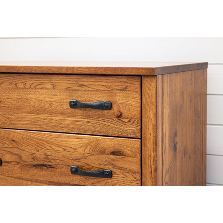 Hudson Hickory Wood Chest of Drawers | MC