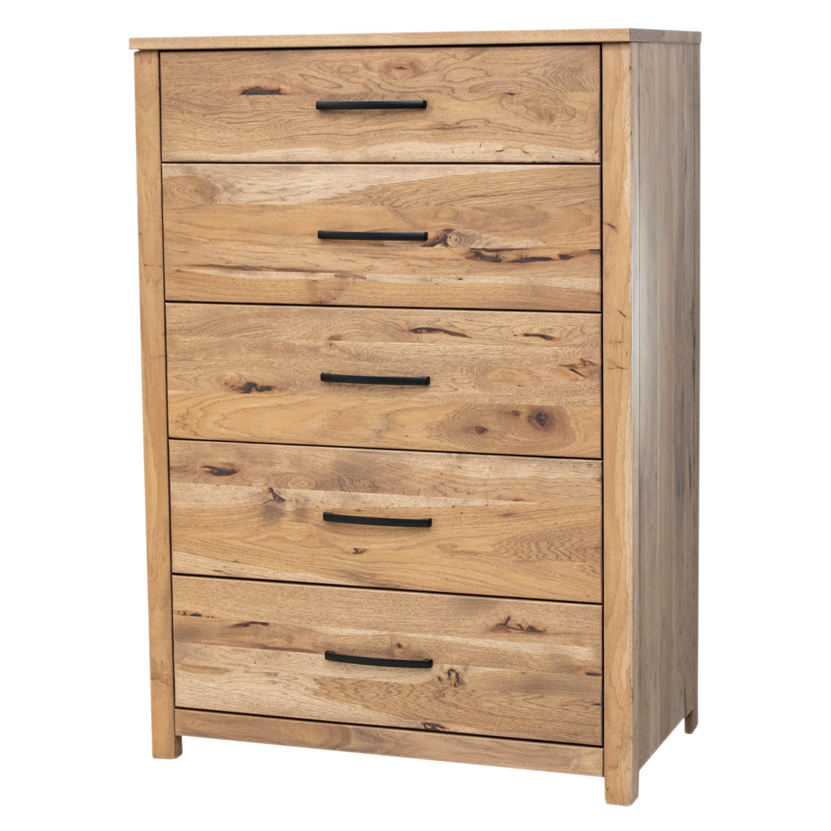 Hudson Hickory Wood Chest of Drawers | WB