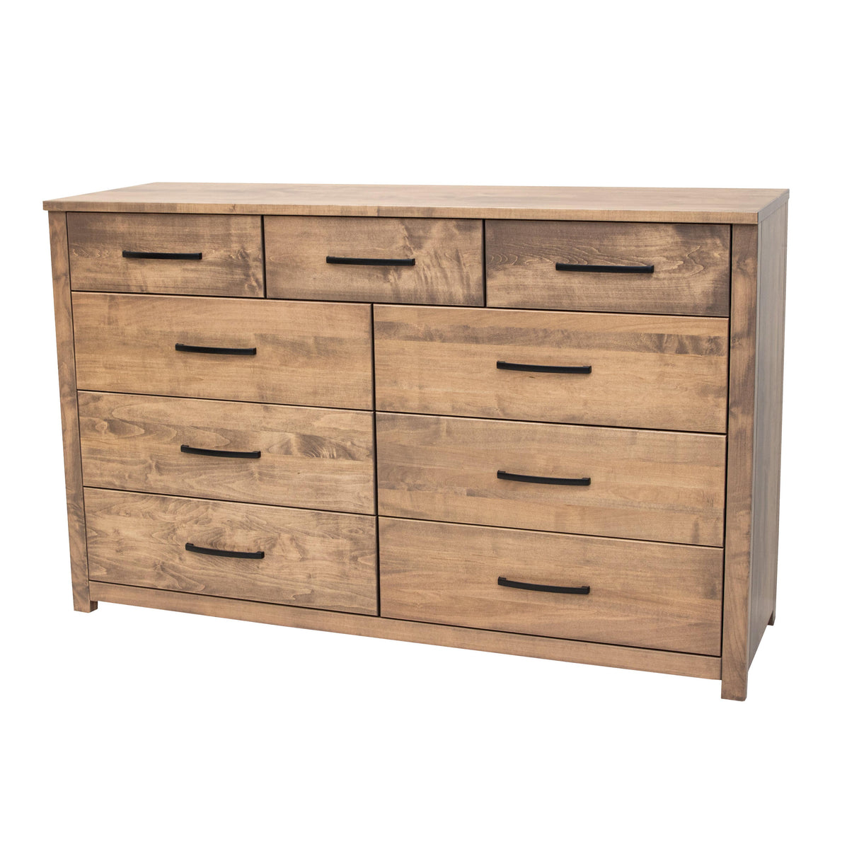 Hudson Solid Maple Wood 9-Drawer Tall Dresser in Willowbend – Upstate Amish  Furniture