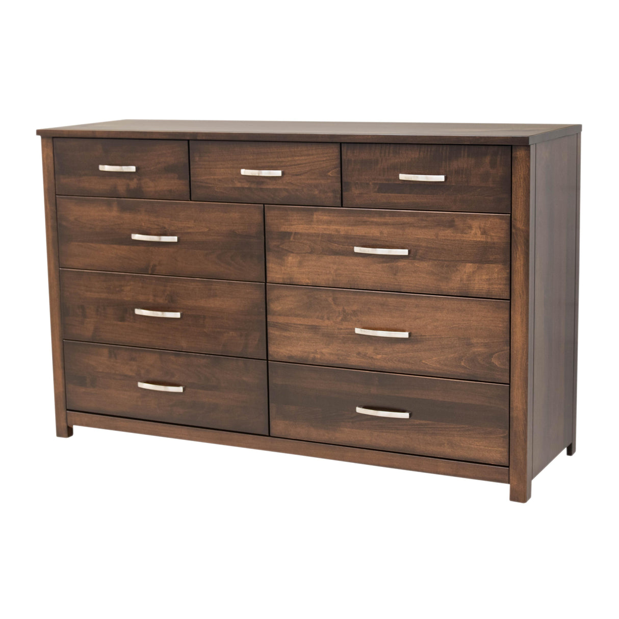 Hudson Maple Wood 9-Drawer Tall Dresser | BV