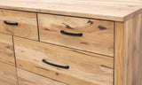Hudson Hickory Wood 9-Drawer Tall Dresser | WB