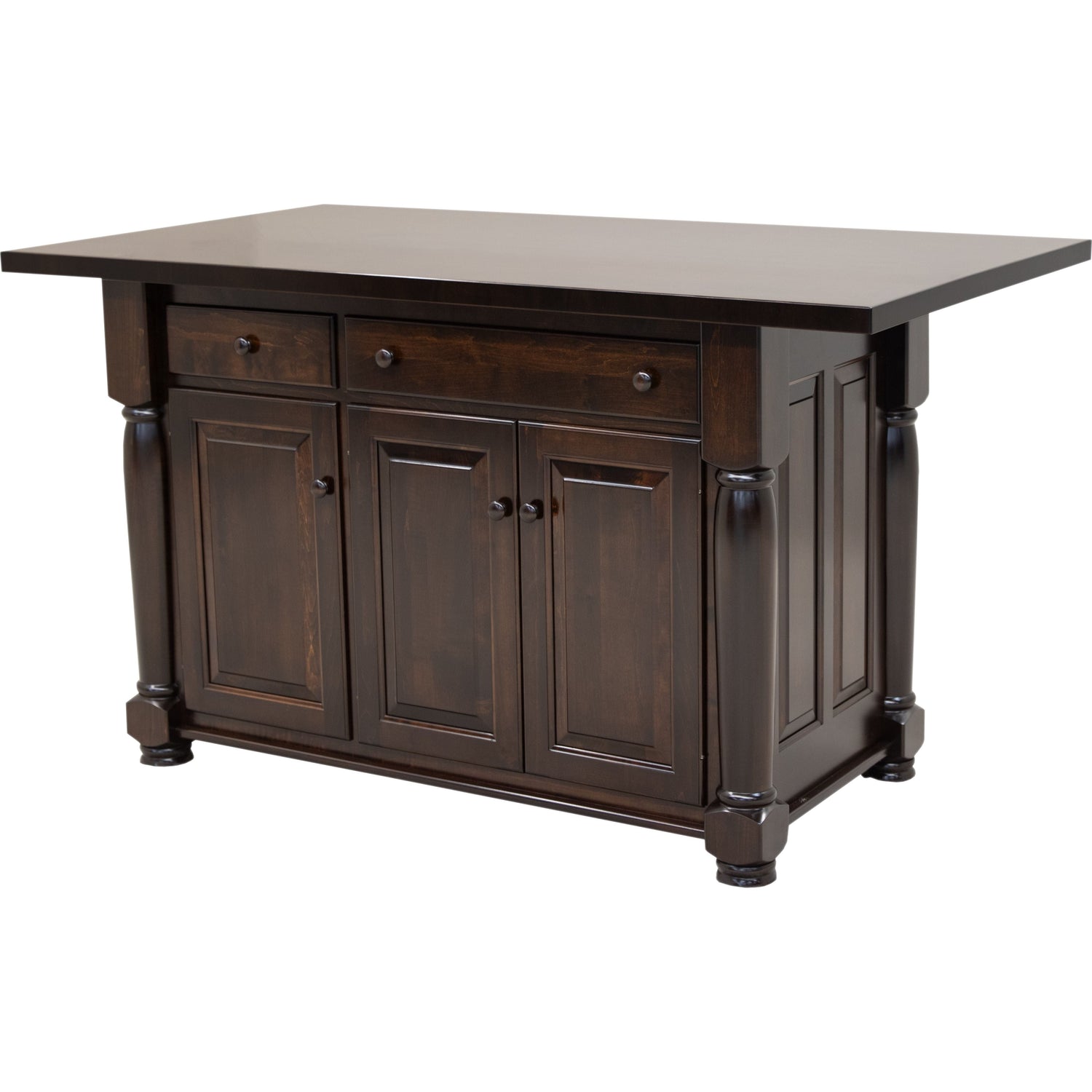 IS-98 Turned Leg Maple Wood Island | ...